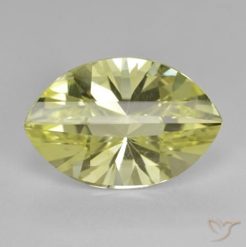 9.82ct Natürlicher Zitronengelb Quarz, Marquise, VS