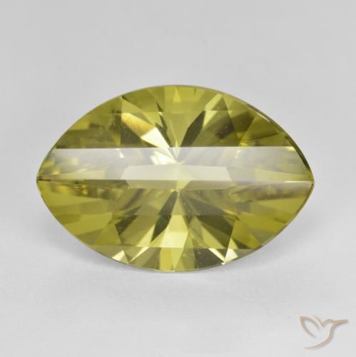 9.28ct Natürlicher Ananas Gelb Quarz, Marquise, VVS-VS