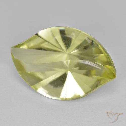 9,17 ctw natürlicher Mittelgelb Quarz, Marquise, VVS-VS