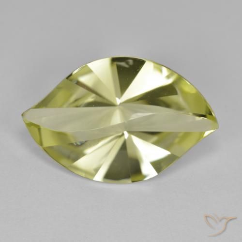 8.80ct Natürlicher Mittelgelb Quarz, Marquise, VVS
