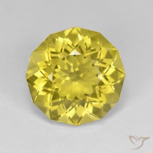 6.05ct Natürlicher Mittelgelb Quarz, Fantasie, VVS-VS
