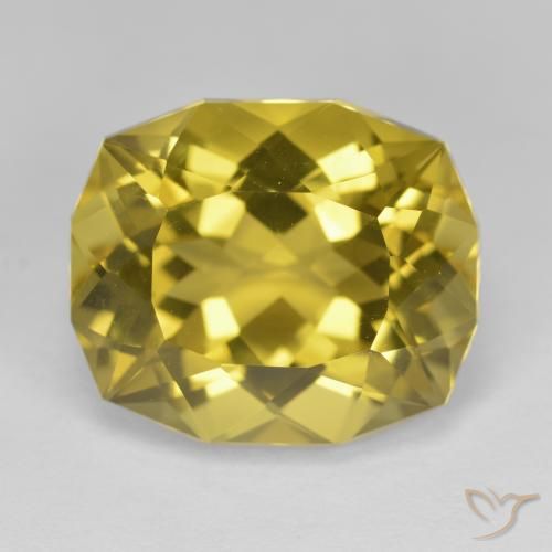 11.75ct Natürlicher Mittelgelb Quarz, Fantasie, VVS-VS