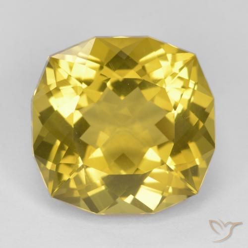15.19ct Natürlicher Mittelgelb Quarz, Fantasie, VS