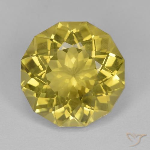 9.52ct Natürlicher Bräunliches Gelb Quarz, Fantasie, VS