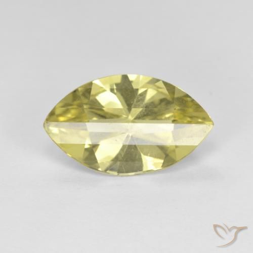 2.19ct Natürlicher hellgelb Quarz, Marquise, VVS