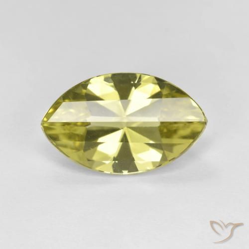 2.74ct Natürlicher hellgelb Quarz, Marquise, VVS