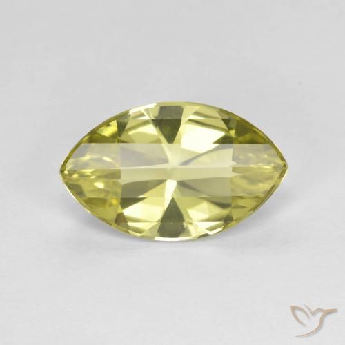 2.47ct Natürlicher Ananas Gelb Quarz, Marquise, VVS