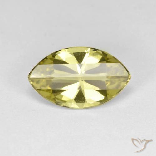 2.58ct Natürlicher hellgelb Quarz, Marquise, VVS