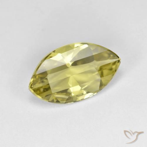 9,17 ctw natürlicher hellgelb Quarz, Marquise, VVS