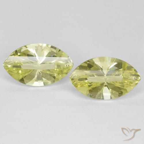5.09ctw Natürlicher Mittelgelb Quarz, Marquise, VVS