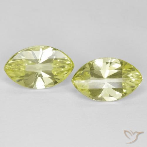 5.32ctw Natürlicher Mittelhelles Gelb Quarz, Marquise, VVS