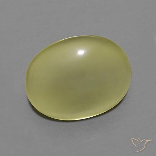 7.61ct Natürlicher hellgelb Quarz, Oval, Transparent