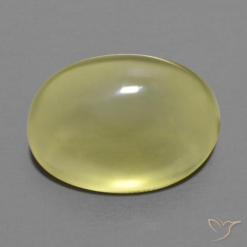 11.62ct Natürlicher Mittelgelb Quarz, Oval, Transparent