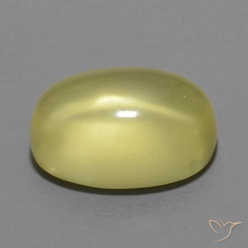 9,17 ctw natürlicher Mittelgelb Quarz, Oval, Transparent