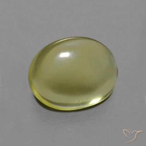 3.82ct Natürlicher Zitronengelb Quarz, Oval, Transparent