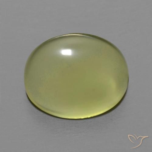 6.23ct Natürlicher grünlich-gelb Quarz, Oval, Transparent