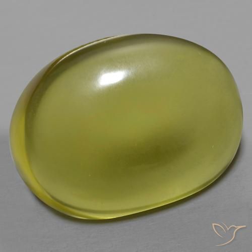 9,17 ctw natürlicher Mittelgelb Quarz, Oval, Transparent