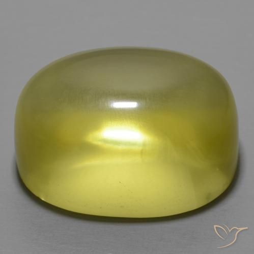 9,17 ctw natürlicher Mittelgelb Quarz, Oval, Transparent