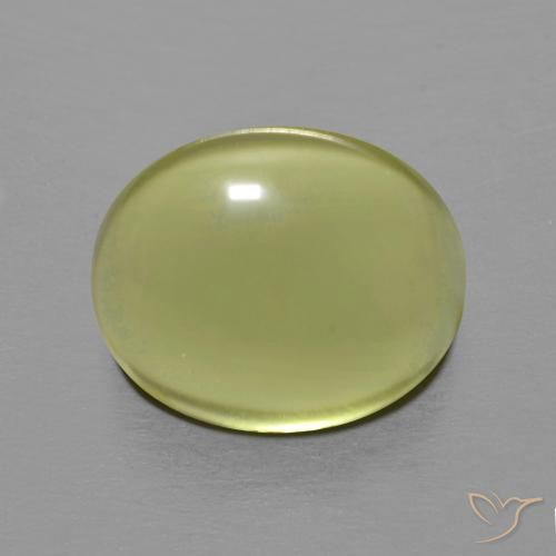 6.10ct Natürlicher Mittelgelb Quarz, Oval, Transparent