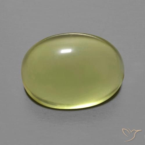 11.59ct Natürlicher Mittelgelb Quarz, Oval, Transparent