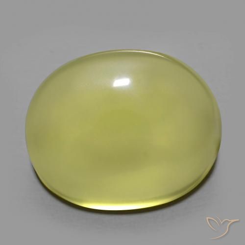 9,17 ctw natürlicher Mittelgelb Quarz, Oval, Transparent