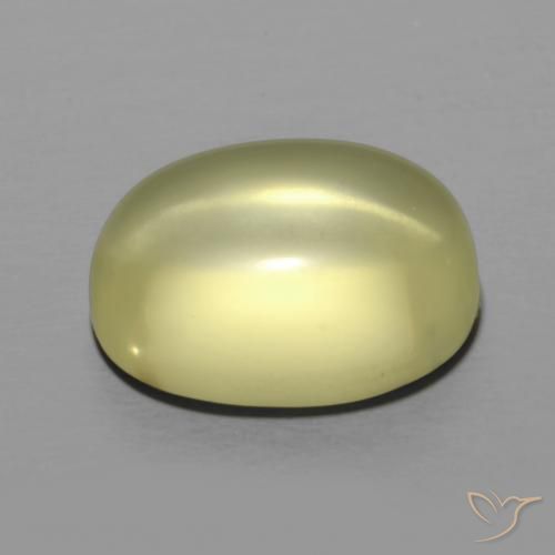 9,17 ctw natürlicher Mittelgelb Quarz, Oval, Transparent