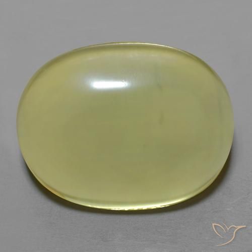 28.49ct Natürlicher Mittelgelb Quarz, Oval, Transparent