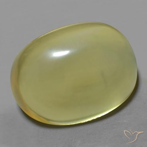 9,17 ctw natürlicher Mittelgelb Quarz, Oval, Transparent