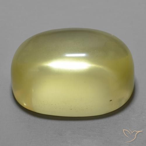 9,17 ctw natürlicher Mittelgelb Quarz, Oval, Transparent