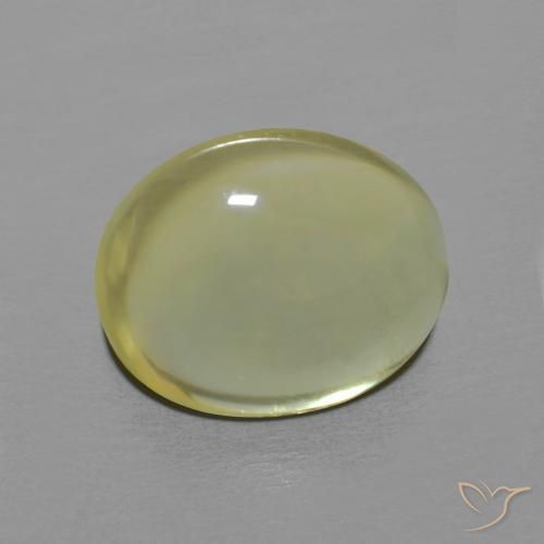 3.40ct Natürlicher hellgelb Quarz, Oval, Transparent
