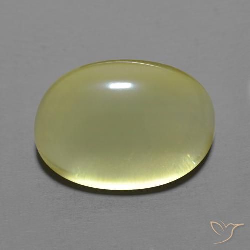 9.93ct Natürlicher Mittelgelb Quarz, Oval, Transparent