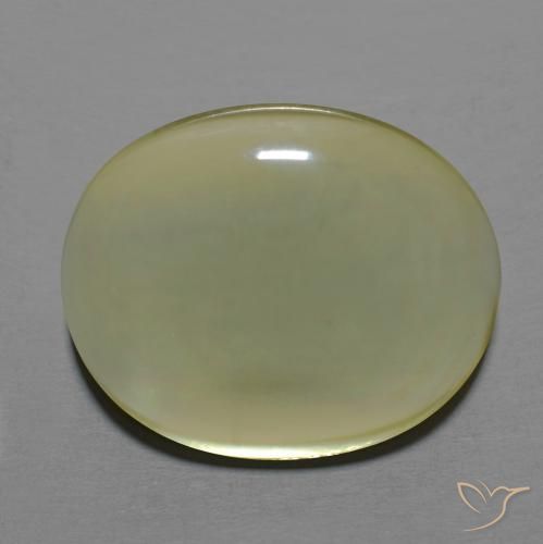 16.19ct Natürlicher hellgelb Quarz, Oval, Transparent