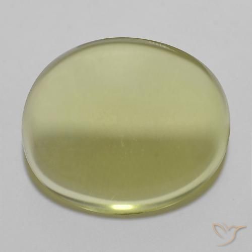 14.90ct Natürlicher Zitronengelb Quarz, Oval, Transparent