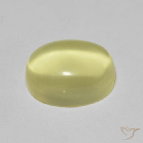 9,17 ctw natürlicher Zitronengelb Quarz, Oval, Transparent