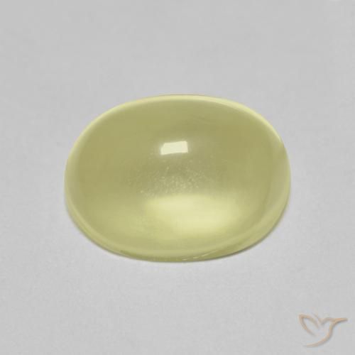 2.81ct Natürlicher hellgelb Quarz, Oval, Transparent