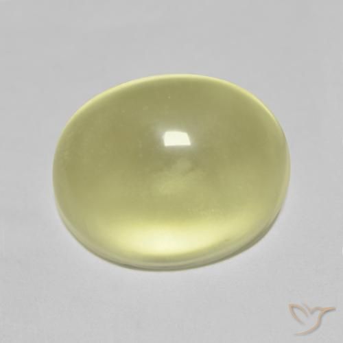 11.17ct Natürlicher Mittelgelb Quarz, Oval, Transparent