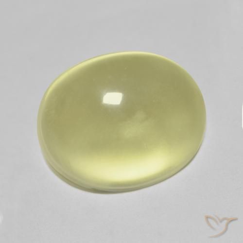 9,17 ctw natürlicher Mittelgelb Quarz, Oval, Transparent