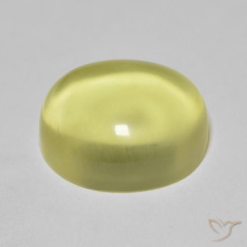 9,17 ctw natürlicher Mittelgelb Quarz, Oval, Transparent