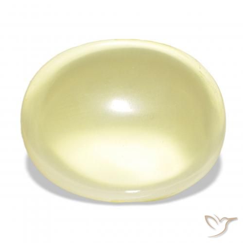 27.94ct hellgelb Quarz, Oval, Transparent