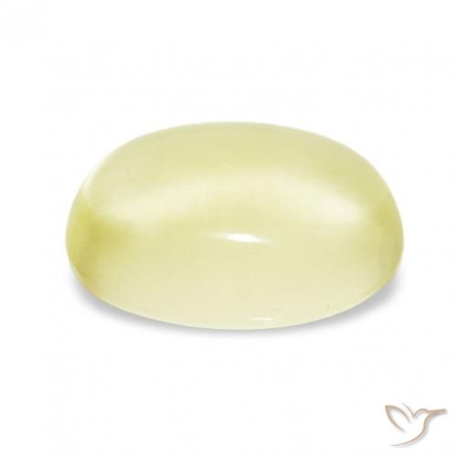 9,17 ctw natürlicher hellgelb Quarz, Oval, Transparent