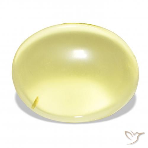 43.30ct hellgelb Quarz, Oval, Transparent