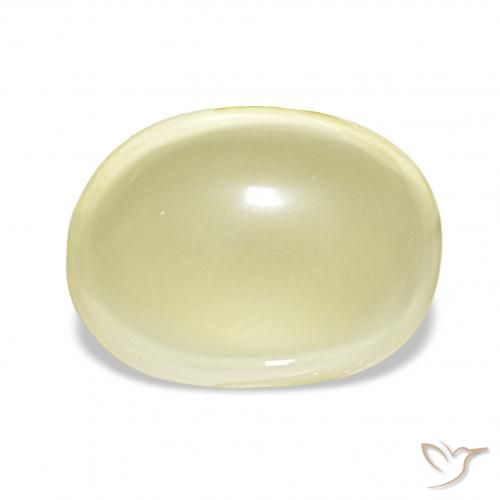 10.06ct hellgelb Quarz, Oval, Transparent