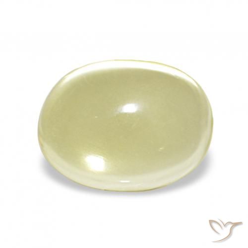 2.68ct hellgelb Quarz, Oval, Transparent