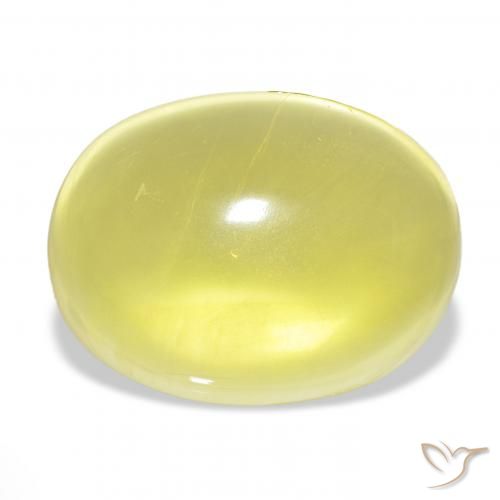 69.55ct hellgelb Quarz, Oval, Transparent