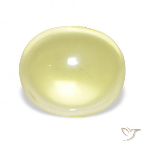 23.31ct hellgelb Quarz, Oval, Transparent