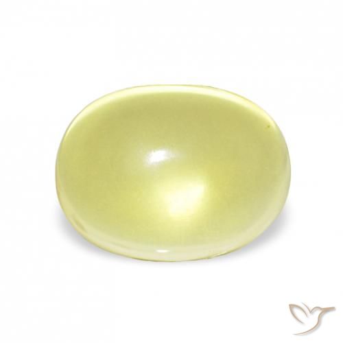 9.43ct hellgelb Quarz, Oval, Transparent