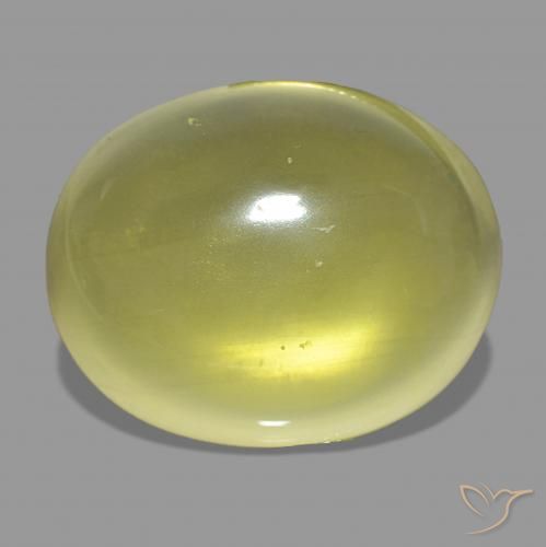 57.61ct Mittelgelb Quarz, Oval, Transparent