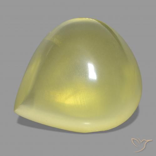 51.34ct Ananas Gelb Quarz Edelsteine, Birnenform, Transparent