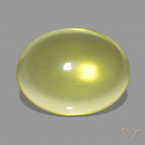 14.58ct Mittelgelb Quarz, Oval, Transparent
