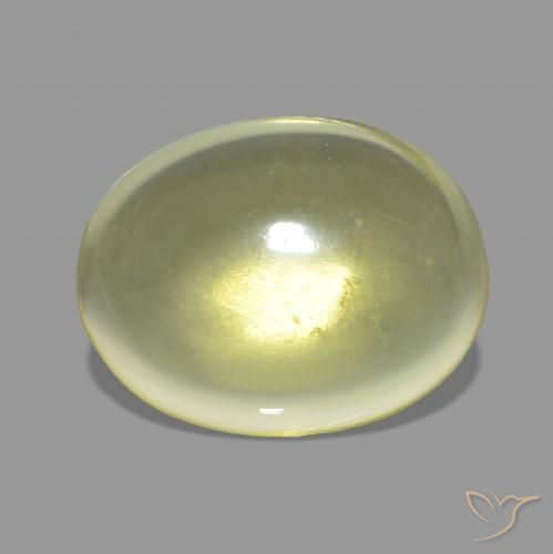 11.54ct Helles Ananasgelb Quarz Edelsteine, Oval, Transparent